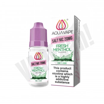 AQUA VAPE Nic Salt 50/50 - Fresh Menthol - 10ml